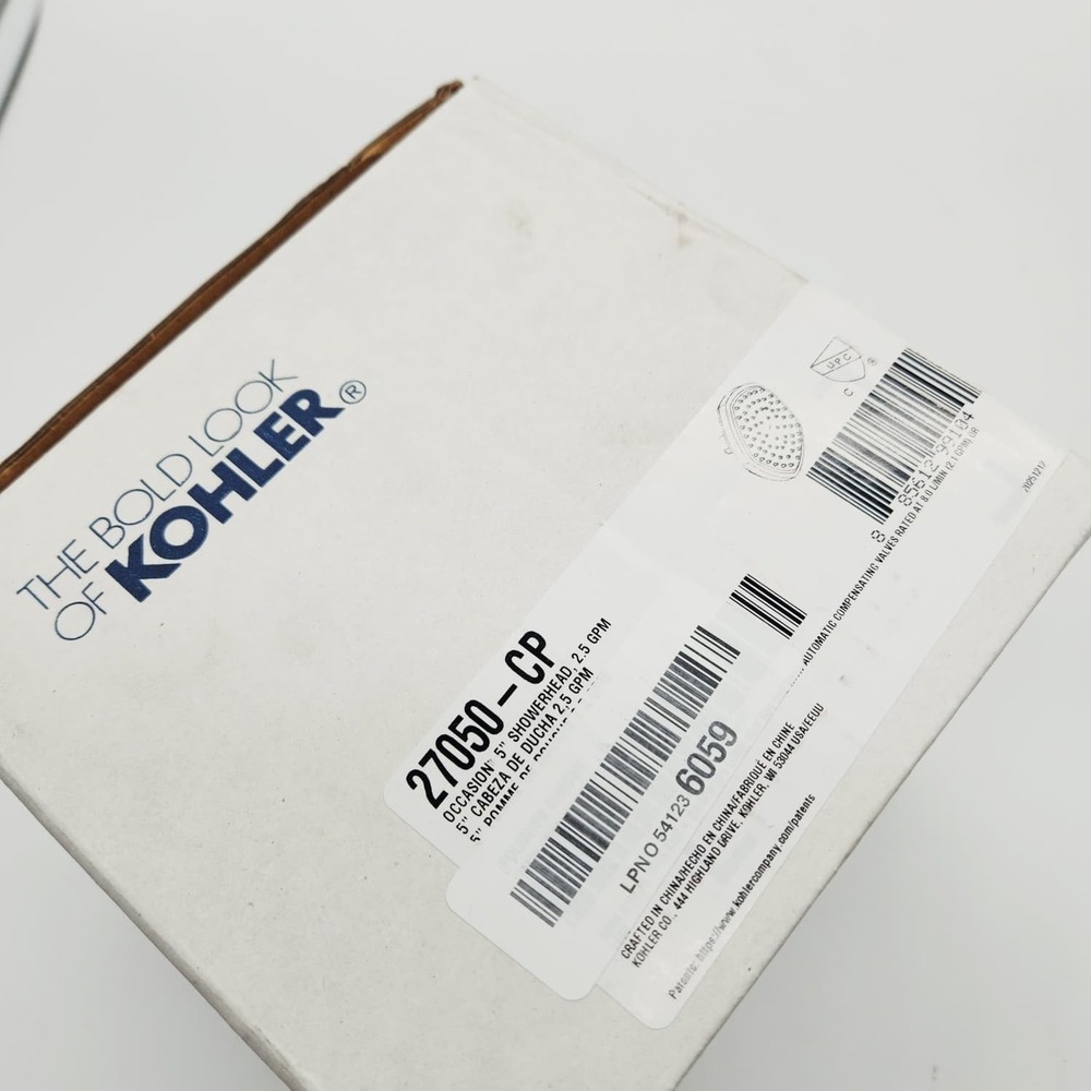 Kohler 27050-CP Occasion Single Function Showerhead 2.5 GPM Polished Chrome